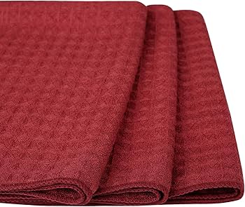 Amazon｜LZZY 吸水 マイクロ ファイバー ワッフル タオル キッチン