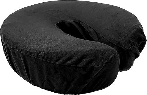 Therapist's Choice Premium Deluxe - Fundas de microfibra para mesa de masaje, 4 unidades por paquete (negro)