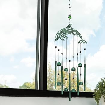 Amazon.com : VP Home Dolphin Tribal Wind Chimes for Outside