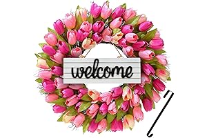 Charming Tulip Wreath for Spring Joy