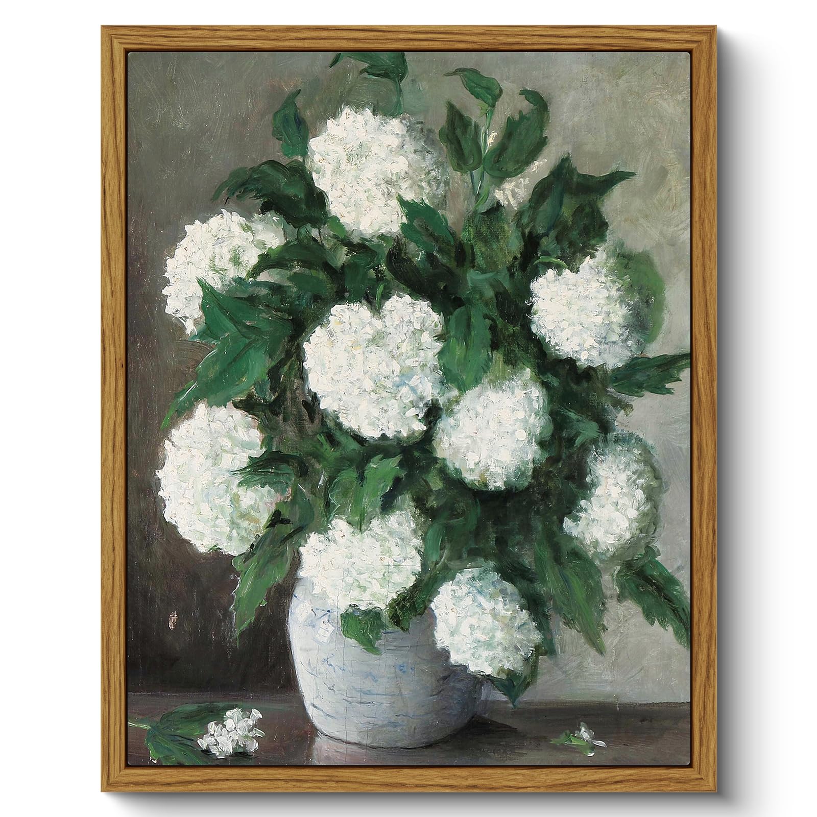 ARPEOTCY Framed Canvas Wall Art Prints, Living Room Hallway Shelf Decor, Grass Landscape Picture Paintings Wall Decor, Vintage Decor for Bedroom Bathroom Table, Aesthetic Room Decor, 20x25cm — view 33