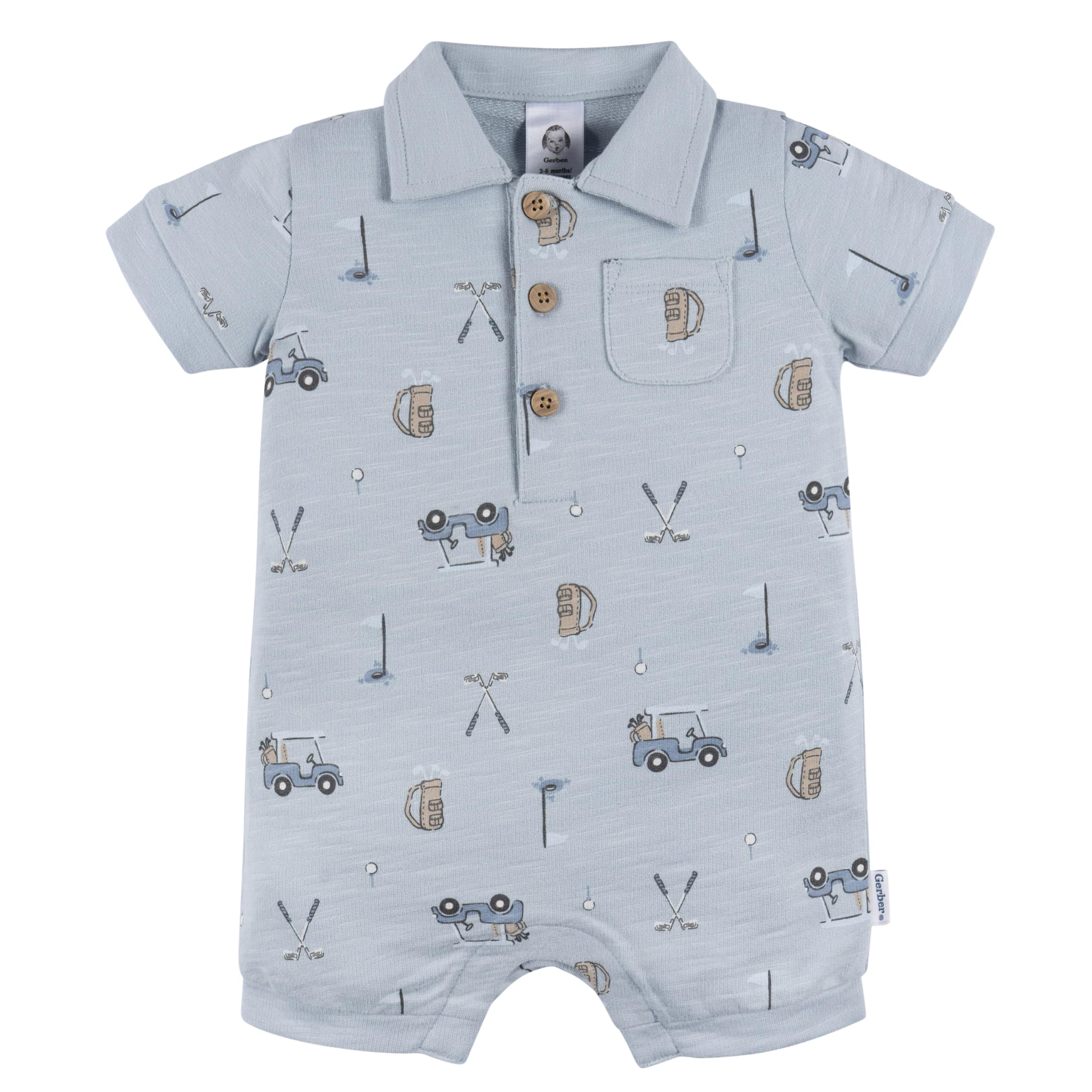 Gerber Baby Short Sleeve Romper
