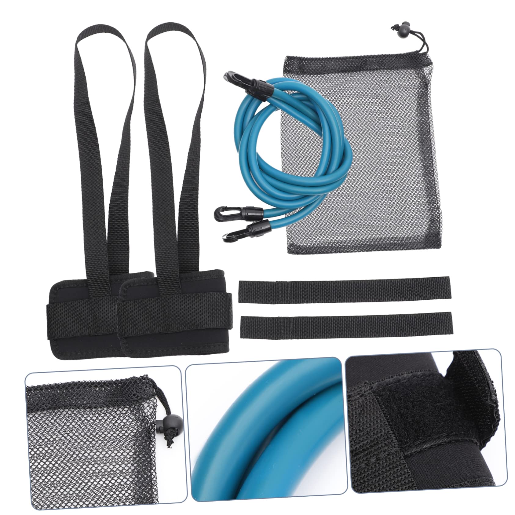 VICASKY 1 Set Swimming Resistance Band Training Ankle Wraps Low Impact Swimming Gear for Home Pools Exercises Easy Installation for All Skill Levels