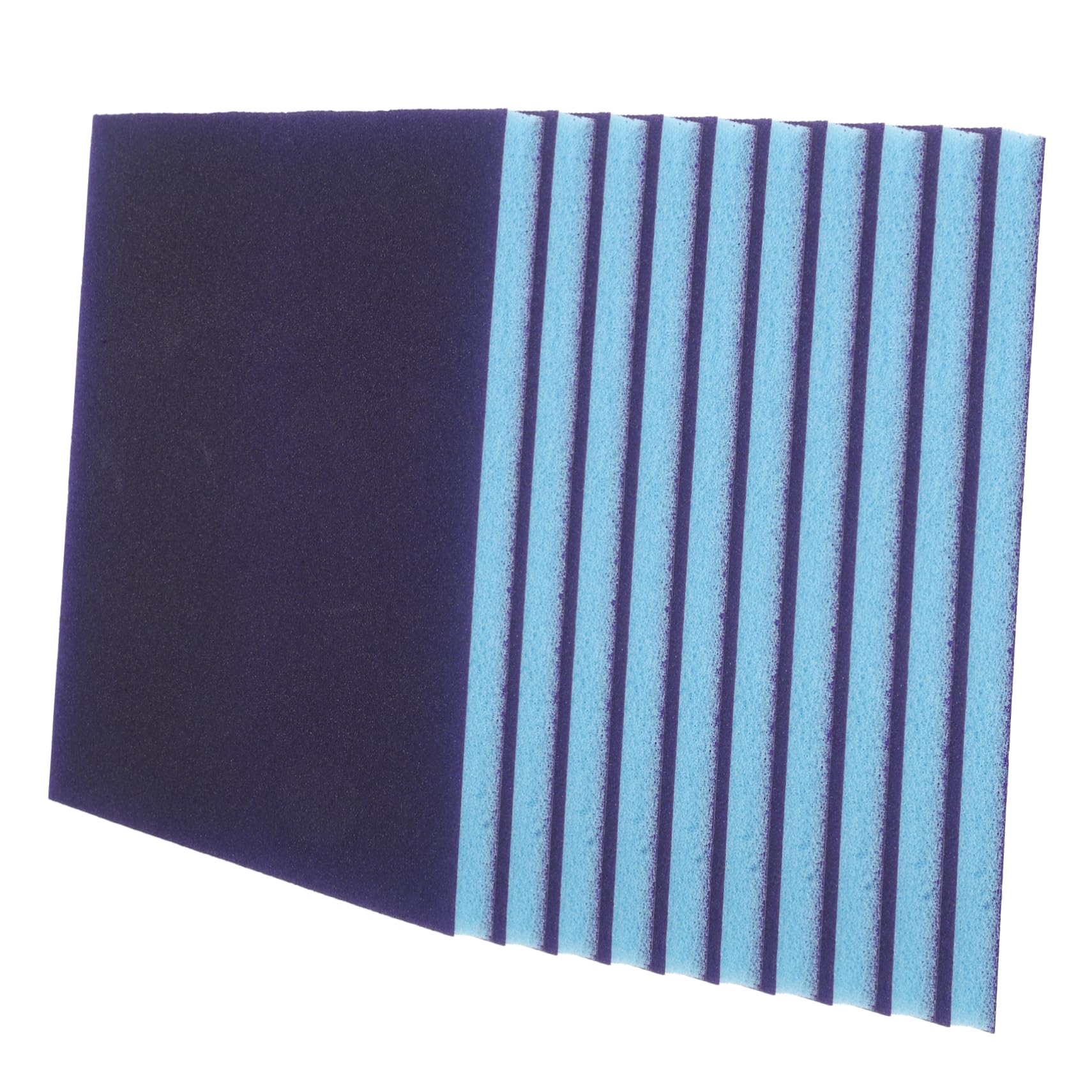 CIYODO 10-Piece Sanding Sponge Block Set 800/1000 Grit Corundum Material for Wet or Dry Sanding of Plastic Wood Metal