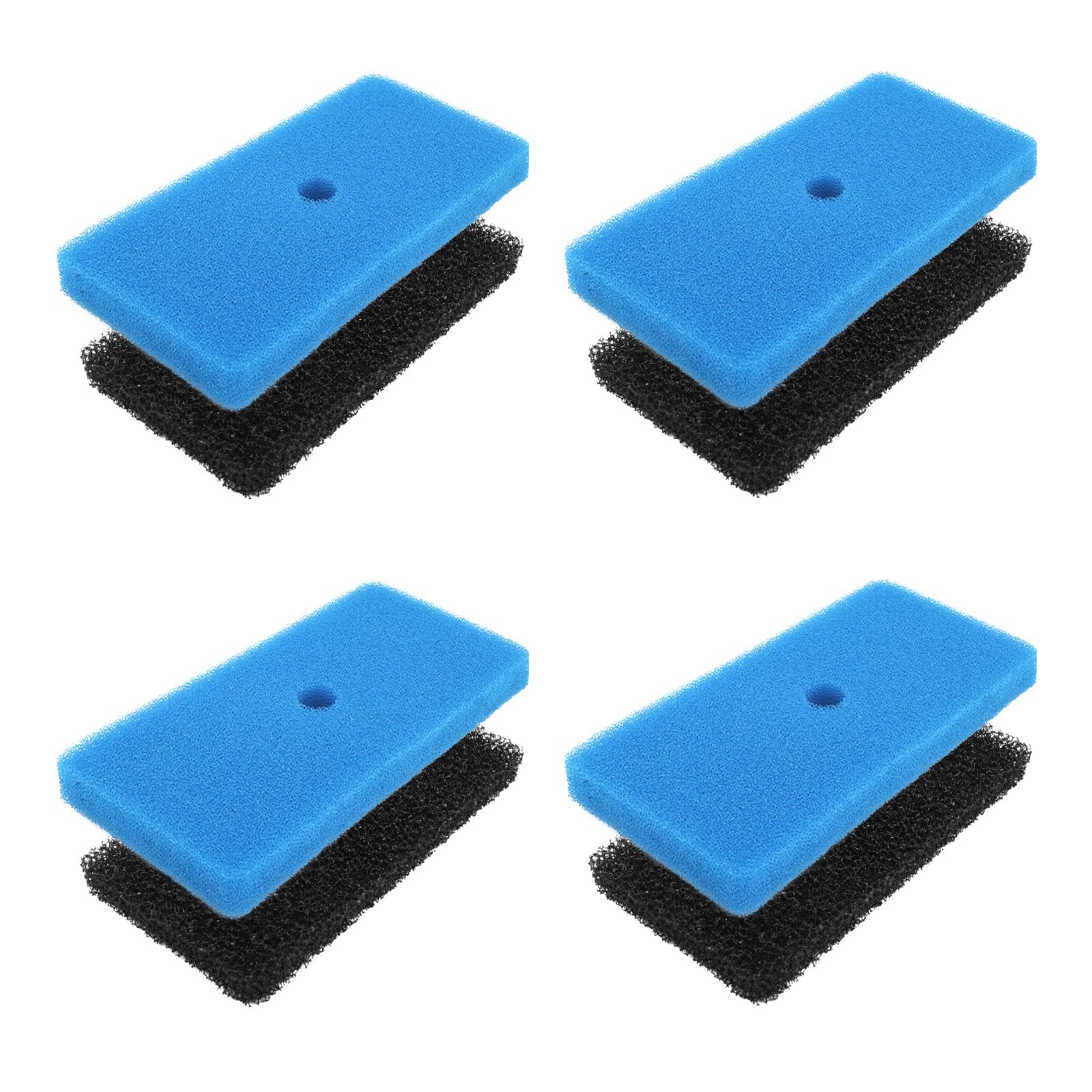 Tinoaly 4 Tampons Filtrants pour Bassin, Grossiers et Fins Compatibles avec Les Boîtes 52231 et 52229 pour Aquariums Extérieurs Fontaines