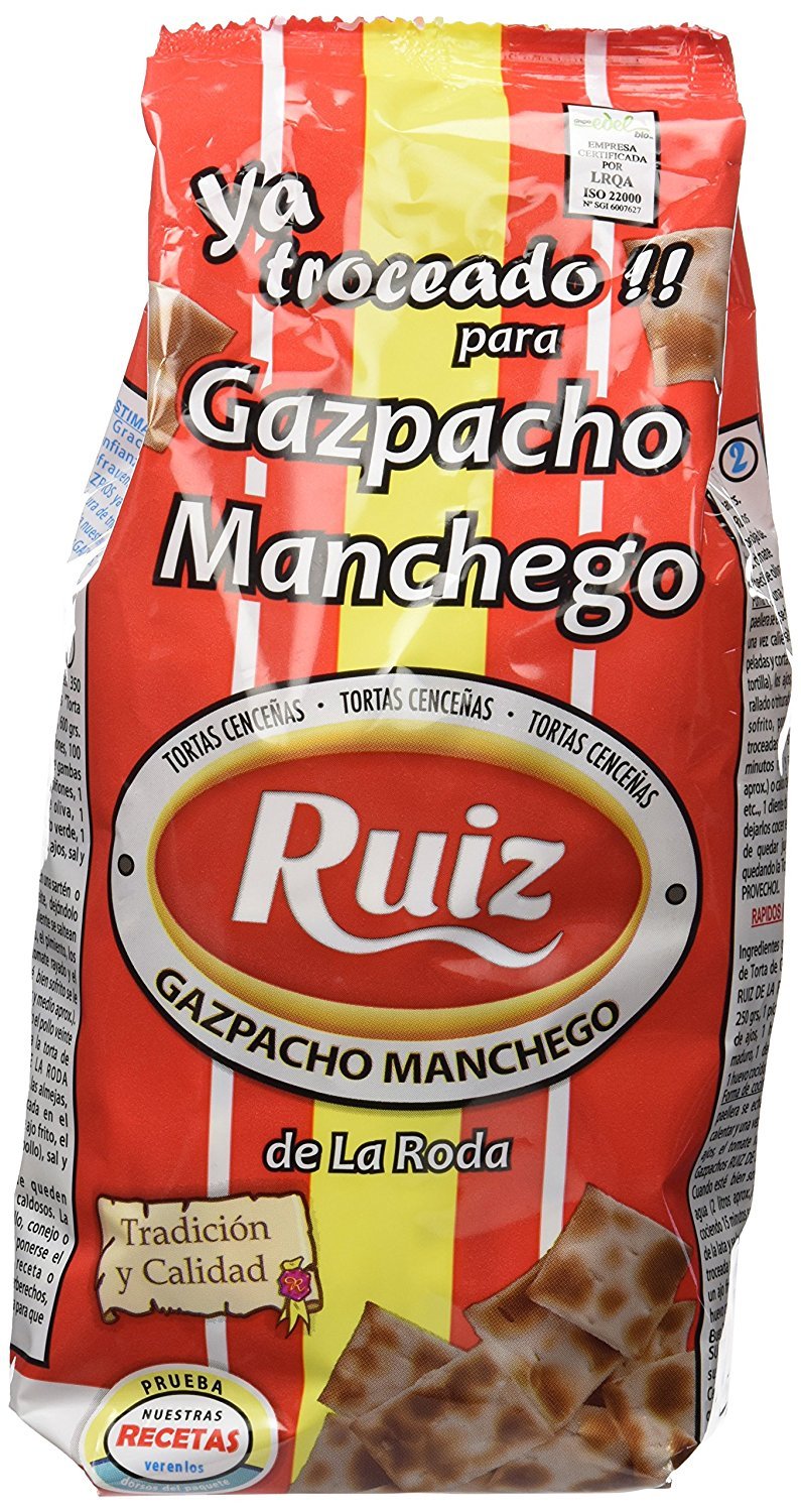 Torta pour Gazpacho Manchego. En Sachet de 175g