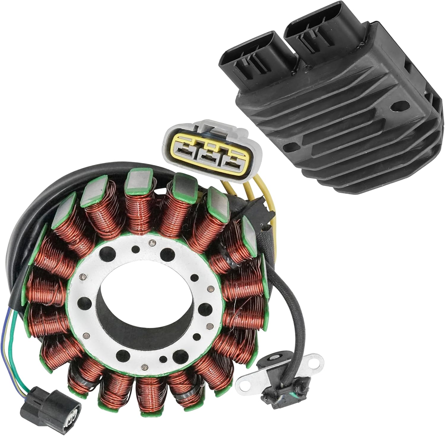 Caltric Stator Regulator Rectifier Compatible With Honda Trx420Fa5 Trx420Fa6 Rancher 420 2015-2019
