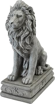 Design Toscano Fouquet Royal Palace Sentinel Lion Statue
