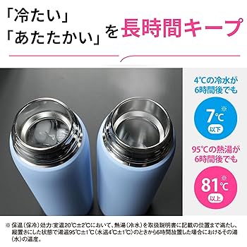 象印 CROSS CHARGE ネイビーミント　1Ｌ Amazon｜象印マホービン(ZOJIRUSHI) 水筒 シームレスせん
