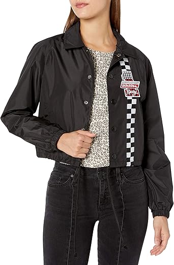 checkered windbreaker