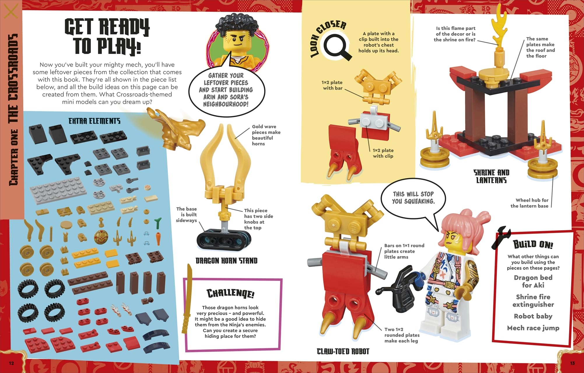 LEGO® NINJAGO® Aufstieg der Drachen World Builder: Bau dir deine eigene Welt. Abenteuer-Box mit 135 LEGO Elementen, 4-in-1-Modell und über 150 Bauideen