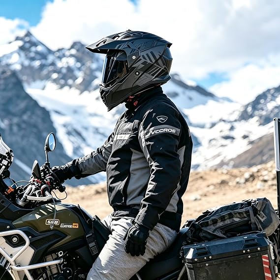 VCOROS Adults Adventure Motorcycle Helmet VS-908 Full Face DOT Approved