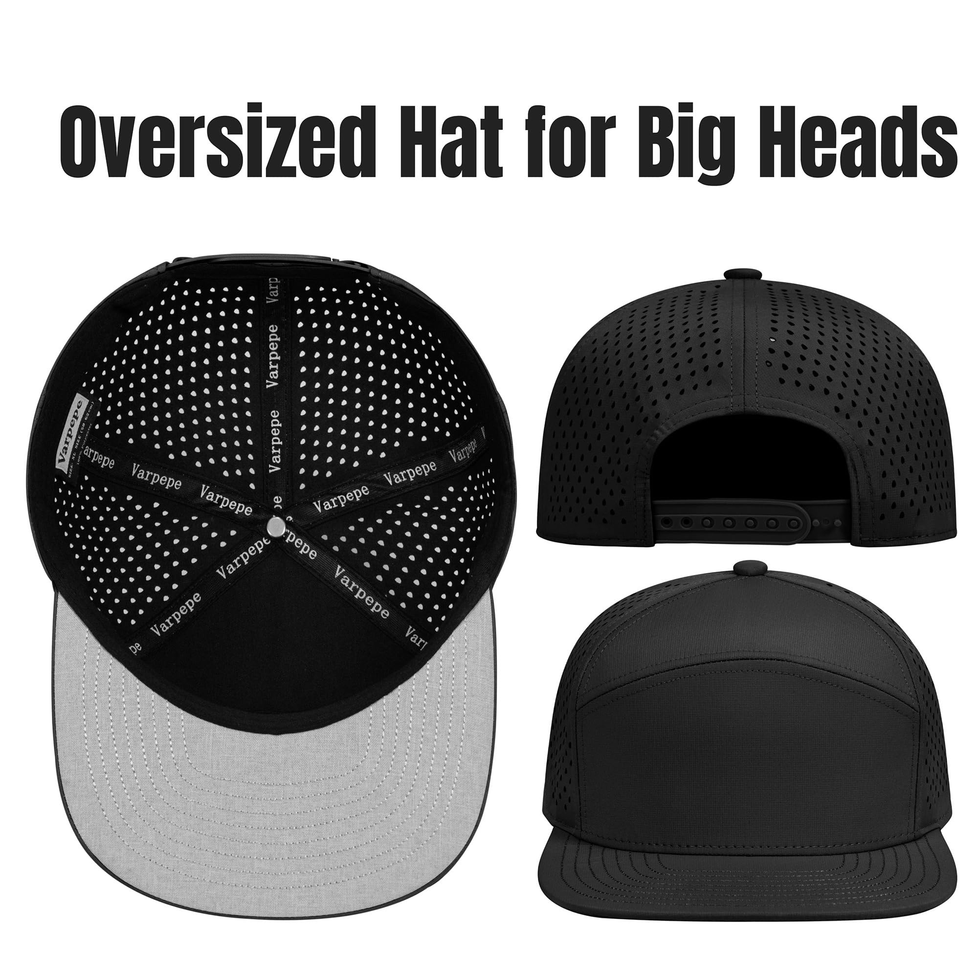 XL Hats for Men Big Head,Large Snapback Oversized Baseball Cap Trucker Golf Hat