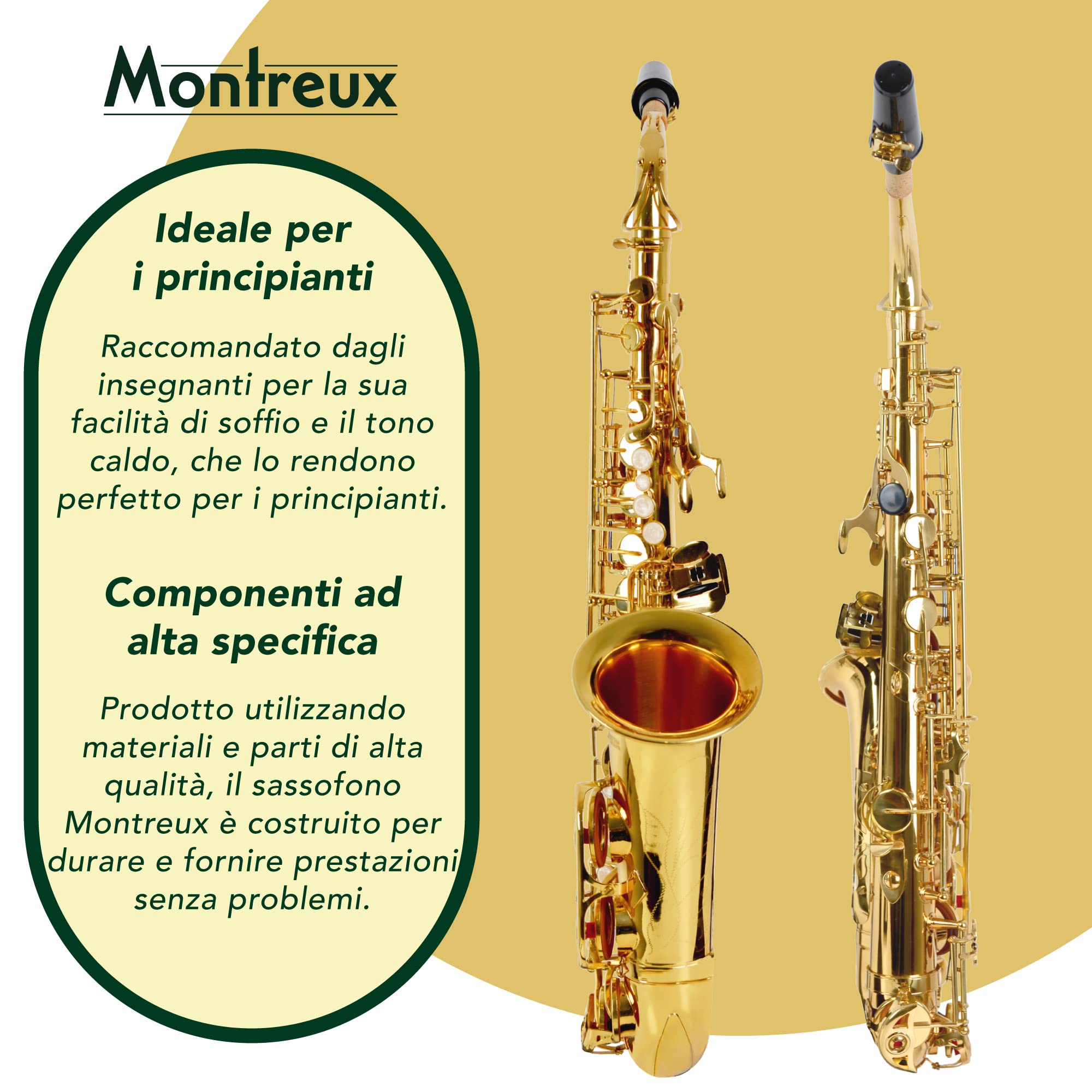 Montreux Sonata SAS701 Sassofono Contralto in Mib