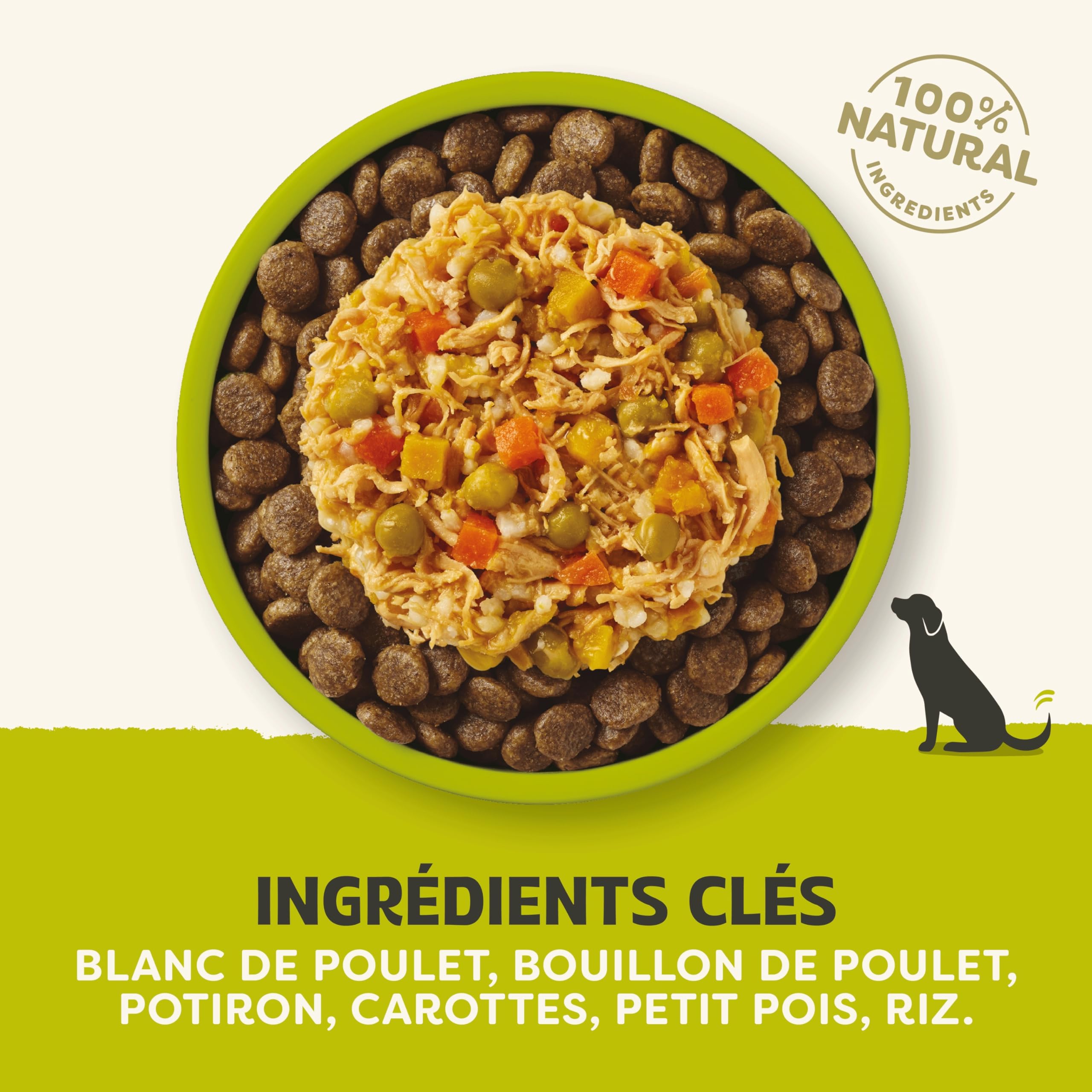 Applaws Nourriture Humide pour Chiens 100% Naturelle, Filet de Poulet avec Citrouille et Légumes en Bouillon - Lot de 12 boîtes de 156 g