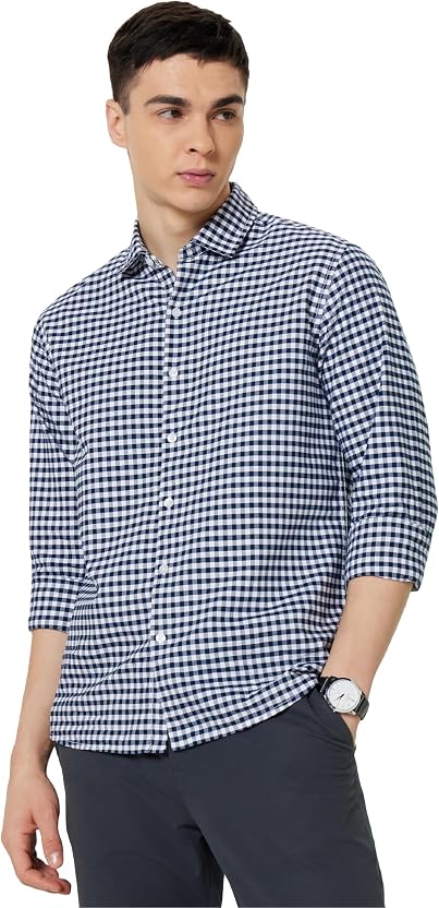 Symbol Premium Men's Checkered Casual Shirt