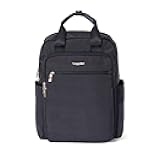 Baggallini womens Commuter Laptop Backpack - Lightweight 15x11 Travel Backpack W/Rfid & Luggage Sleeve