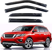 Vista 297 de KPY Moldura deflectora de viento con protección contra la lluvia compatible con GMC Terrain 2018-2023, 4 unidades, para ventana lateral, autoadhesiva