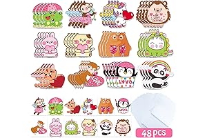 48 Valentine's Day Cards with Tattoos for Classroom Exchange