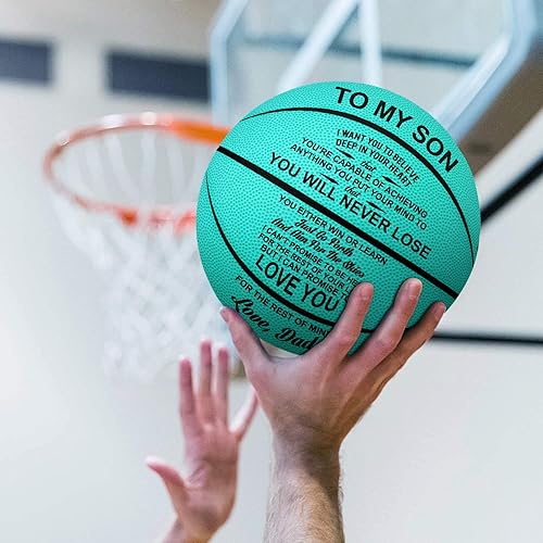 Miniatura 27 de Balón de Baloncesto Personalizado Grabado Personalizado para Hija Hijo Nieta Nieto Sobrino Sobrina Regalos de Navidad Cumpleaños - Nunca lo Perderás