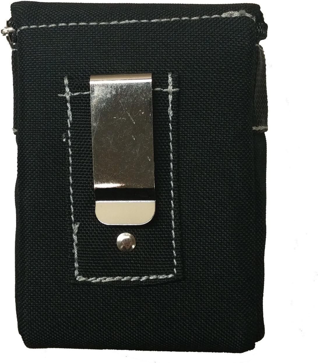 Gatorback Zippered Add on Tool Pouch for Tool Bags and Tool Belts. Clips onto Existing Belt for Contractor, Carpenters, Electrician, HVAC, Dry Waller. Open Pouch, Easy Clip on with Durable Material