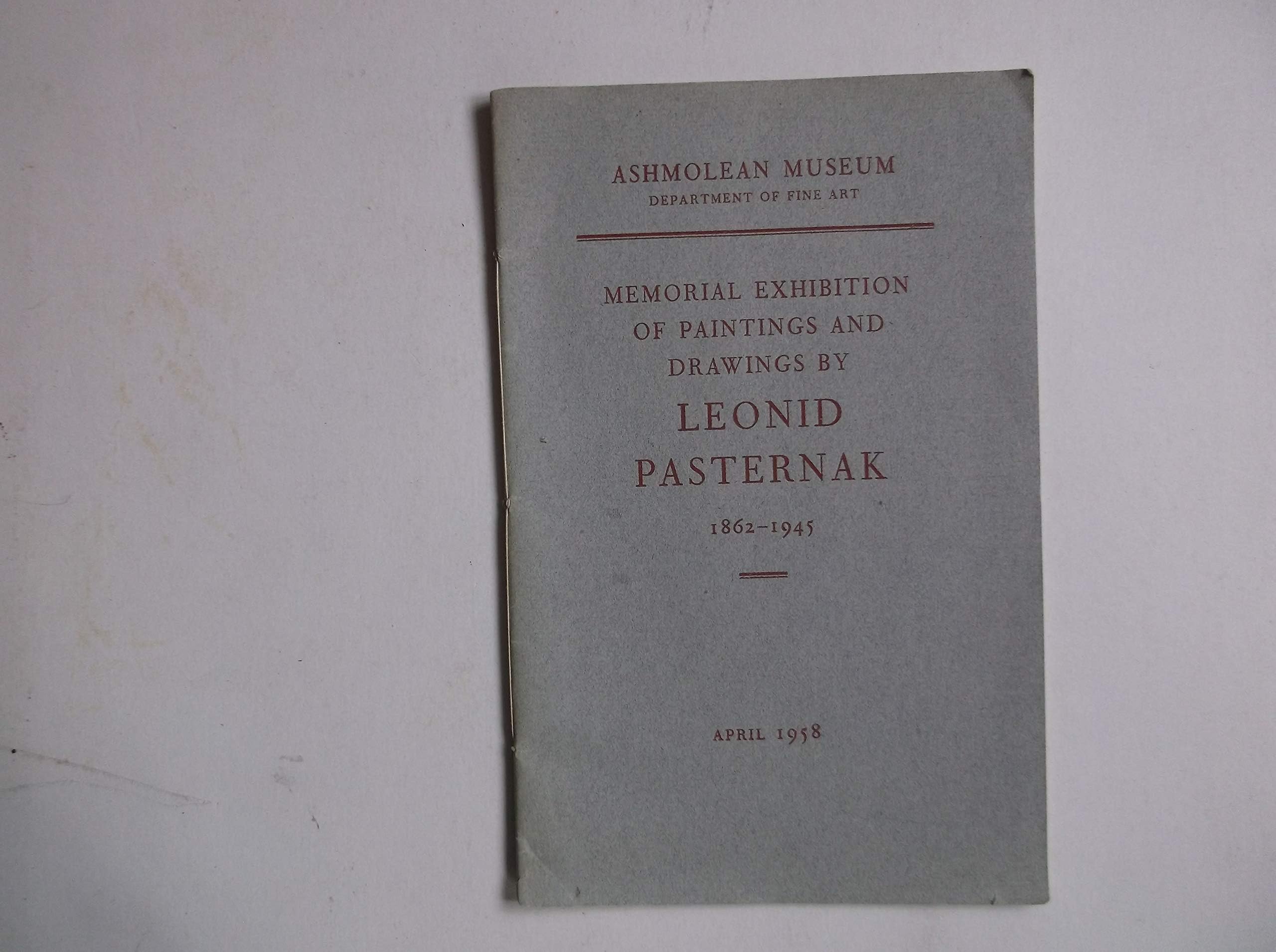 memorial exhibition of paintings and drawings by leonid pasternak 1862-1945