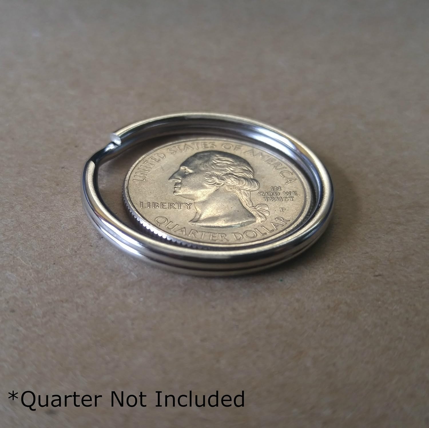 Specialist ID Bulk 500 Pack - Extra Large Key Rings - 1.25 Inch Heat Treated - Heavy Duty Sturdy Metal Split Ring Keychains - Round Silver Keyrings for Keys, DIY Craft & Lanyard Making