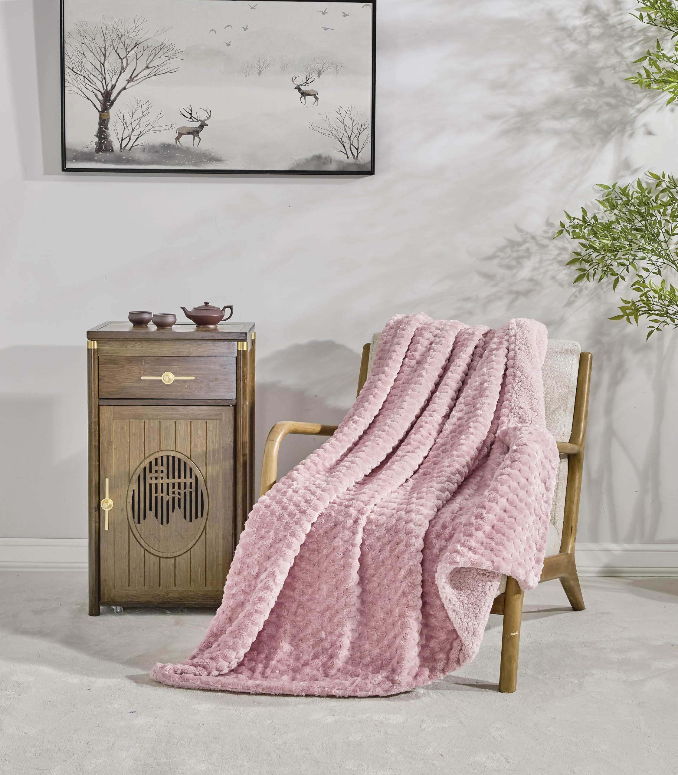 Couverture polaire Miracle Home contre le froid lavable en machine 160x220