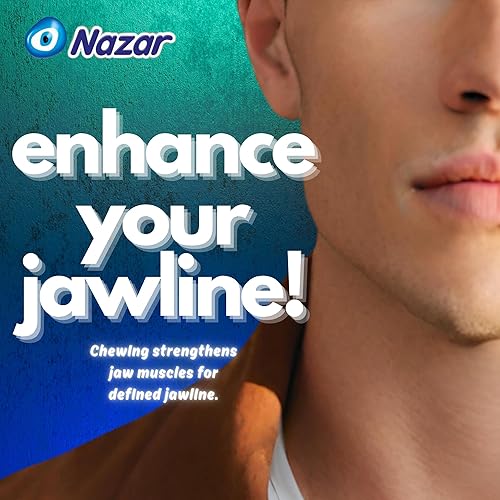 Miniatura 5 de NAZAR Mastic - Goma de mascar aromática sin azúcar para ejercitar la mandíbula | Refresca tu aliento | Apoya la salud bucal | Envuelto