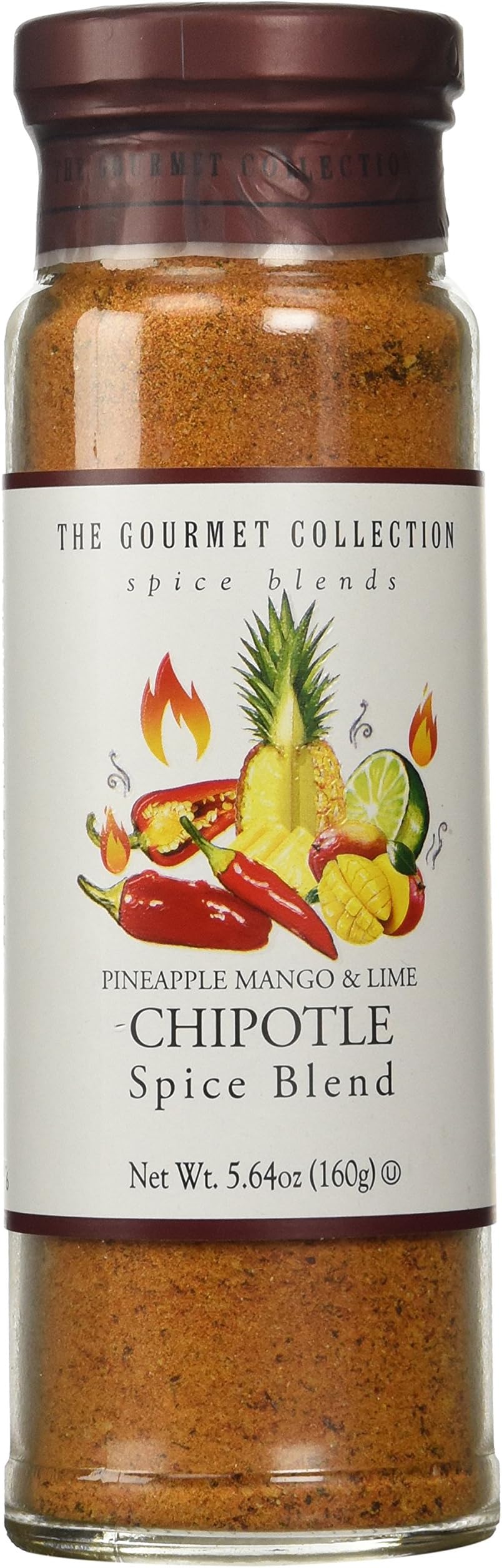 The Gourmet Collection Spice Blends - Pineapple, Mango & Lime Chipotle Spice Blend - Chipotle Seasoning Gourmet Spices for Meat, Fruit, Vegetables.