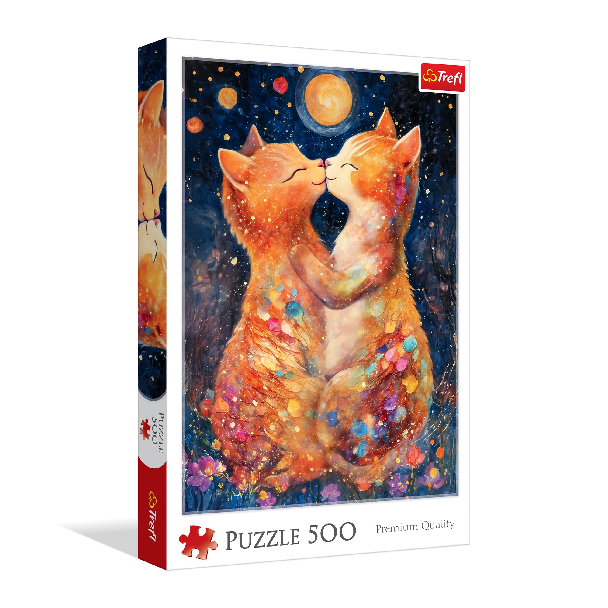 Amazon.com: Trefl Kiss in The Moonlight - 500 Piece Puzzle - DIY