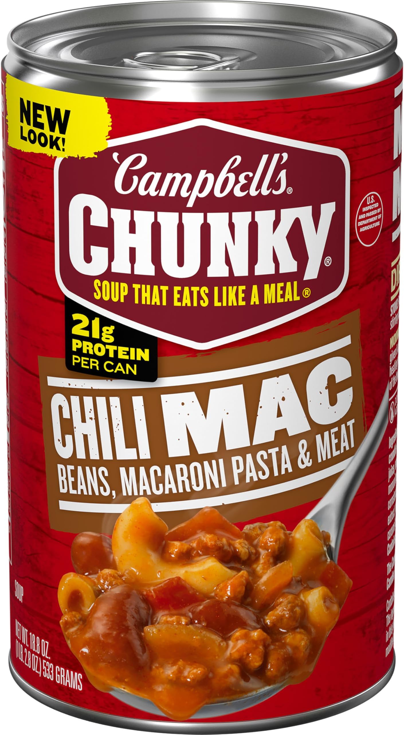 Campbell's Chunky Soup, Chili Mac Soup, 18.8 Ounce Can