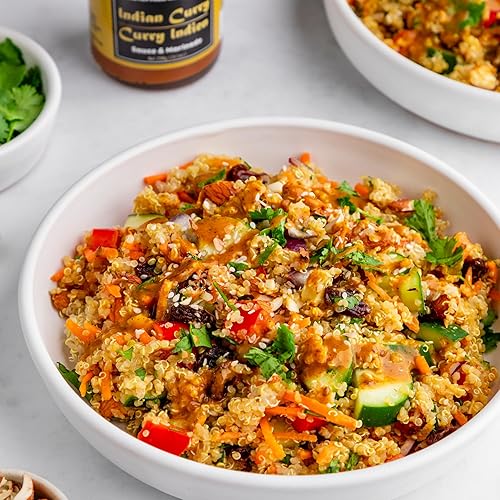 Miniatura 7 de Mr. Spice - Salsa orgánica sin sal  Jengibre sofrito, curry indio y cacahuete tailandés vegano, sin sodio y gluten, marinadores bajos en calorías