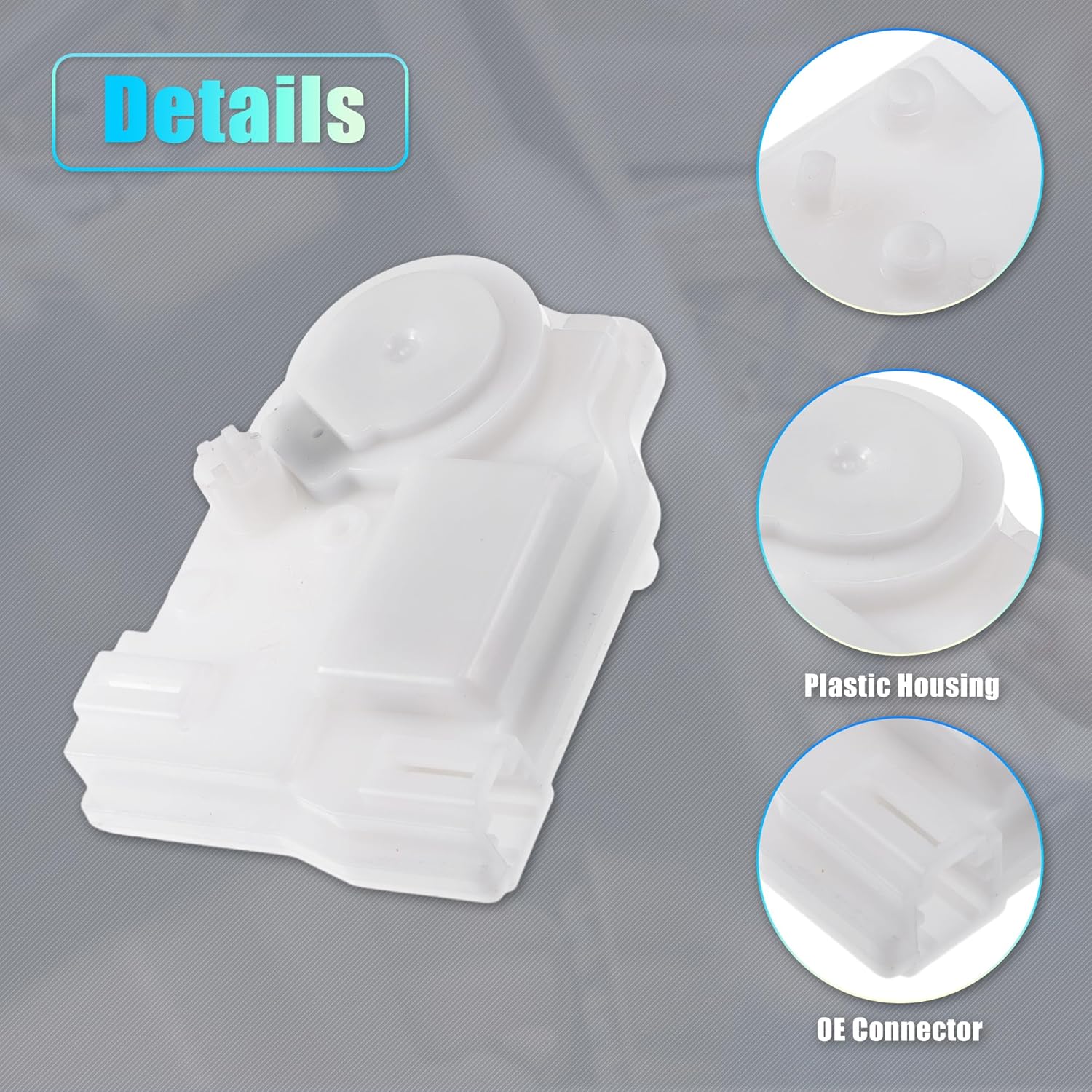 X AUTOHAUX Replacement Rear Liftgate Door Lock Actuator for Subaru Legacy Outback 2005-2009 Tailgate Latch Assembly No.63032AG00A/63032AG00B White