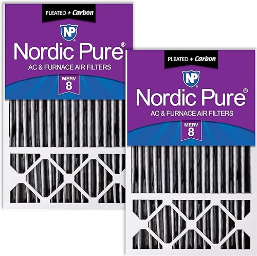 Miniatura 45 de Nordic Pure - Filtro de aire, 16x25x4/16x25x5 (4-3/8 Actual Depth)