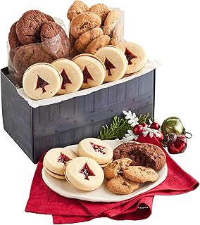 Harry & David Mini Cookies And Christmas Tree Shortbreads, Christmas Cookies, Shortbread Cookies, Holiday Treats, Gift Box