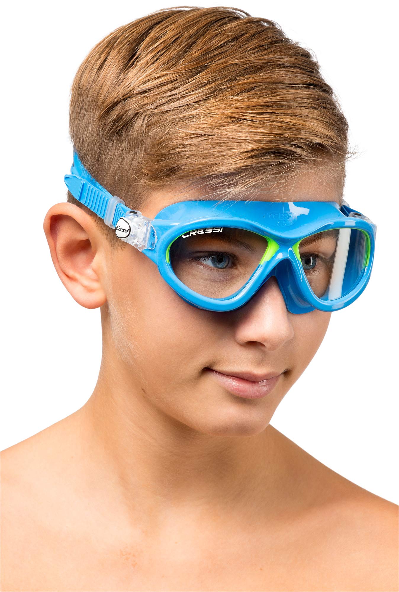 Cressi Cobra Kid - Premium Gafas de Piscina para Niños 7/15 Años