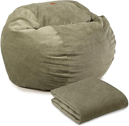 Miniatura 9 de CordaRoy's Solo funda para puf de felpilla (el puf se vende por separado), tamaño Queen, selva tropical