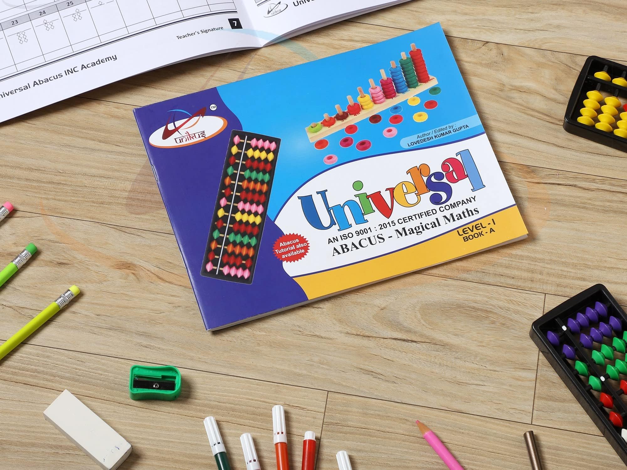 unikus Universal Abacus Level-1 (Book-A) | Abacus Books | Abacus for Kids | Abacus Education | unikus Abacus | Parents Help Guide for Abacus | Teachers help Guide for Abacus
