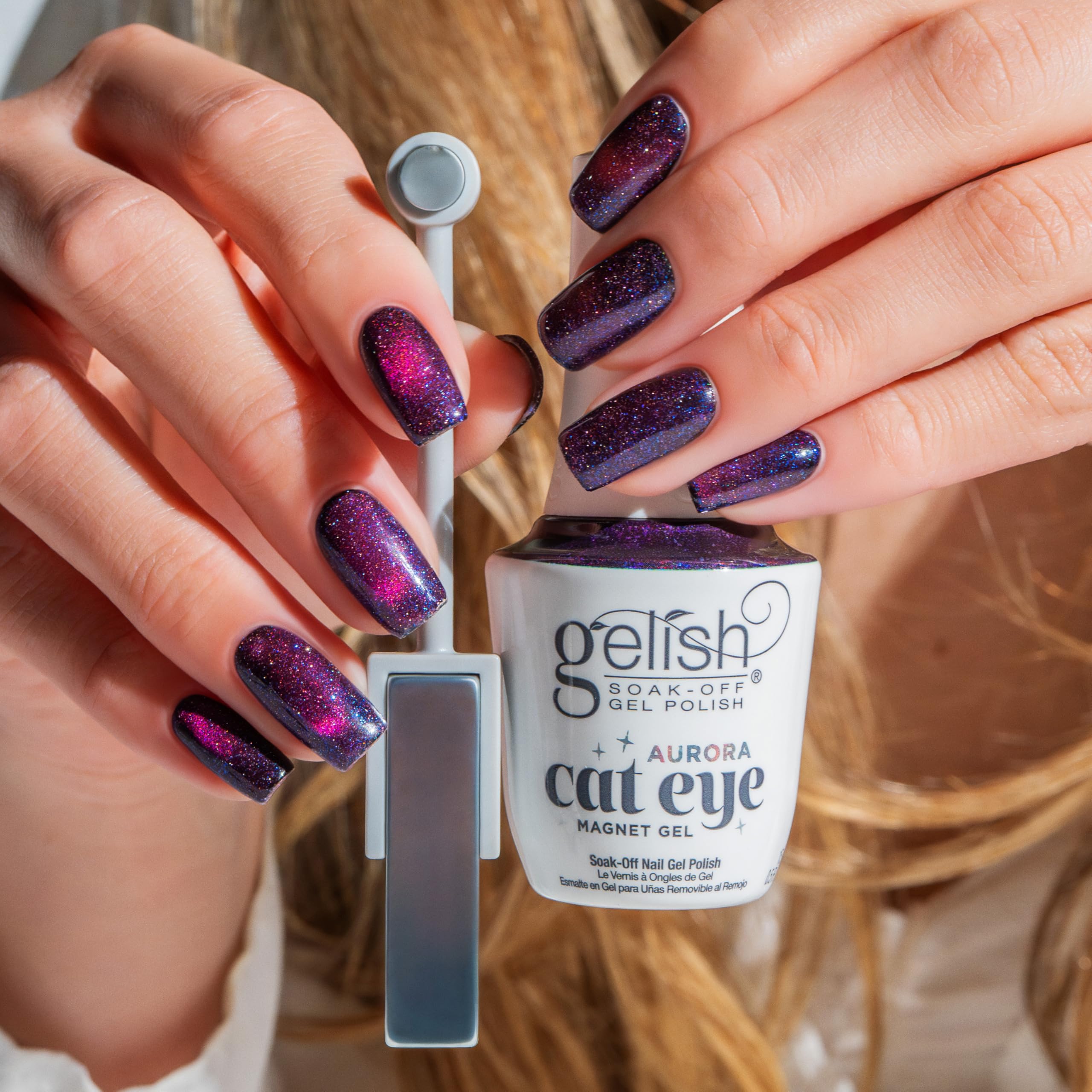 Amazon.com: Gelish Aurora Cat Eye Effect Magnet Gel Polish