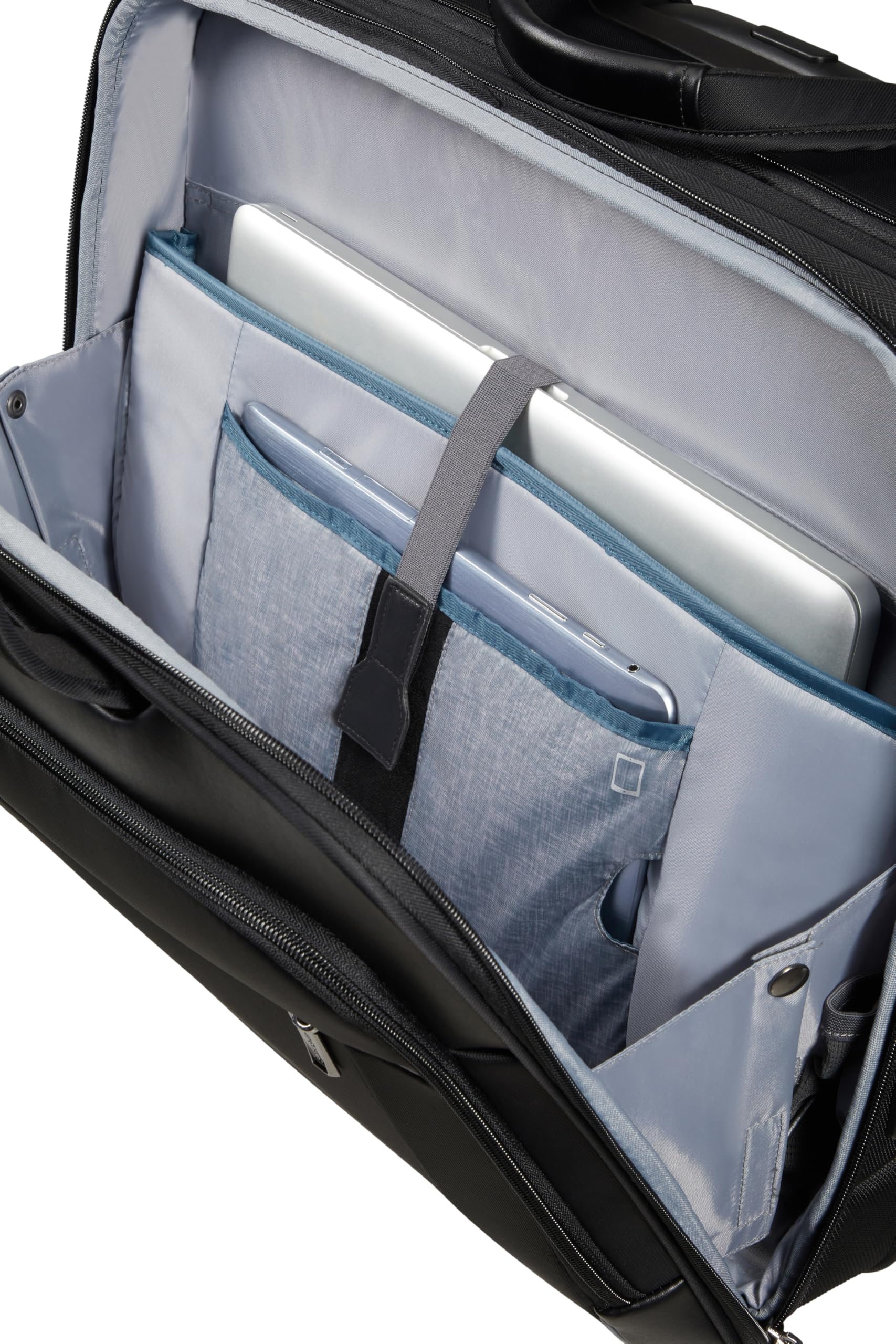 Samsonite Spectrolite 3.0 - Laptoptasche mit Rollen 17.3" mit Smarte Funktionen, Praktische Innenaufteilung, Business Trolley - 37.5/42.5L - Schwarz (Black)