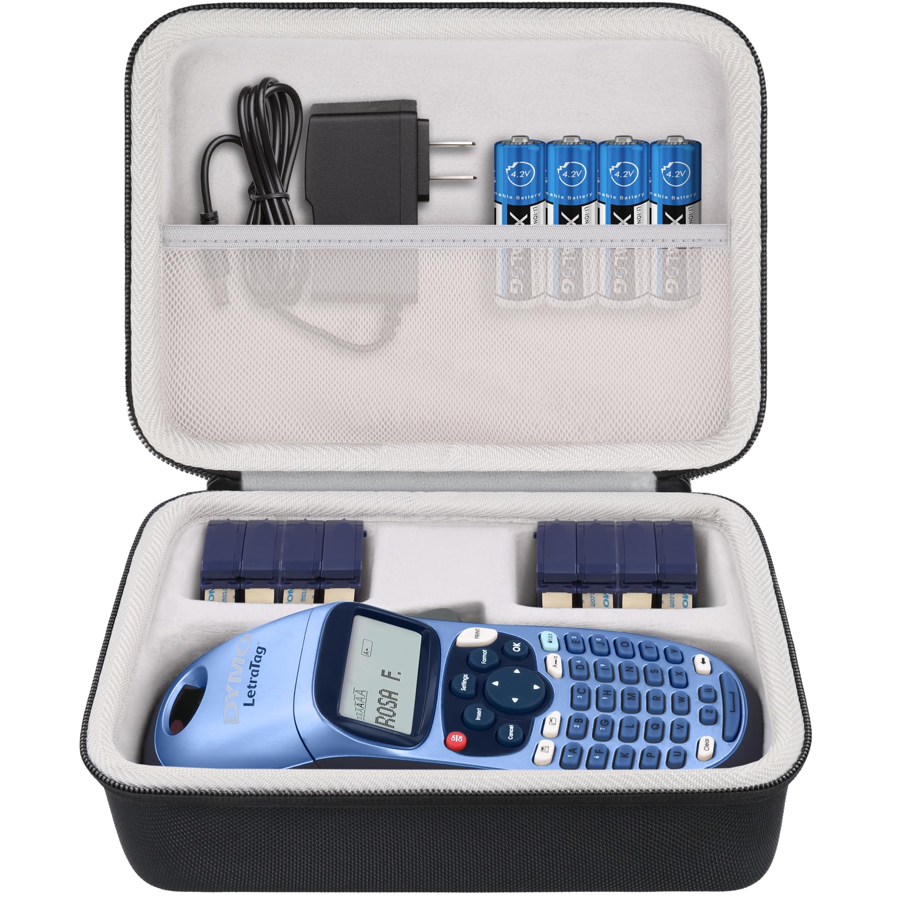 Khanka Case for DYMO LetraTag LT-100H/LT-100H Plus/XR Handheld Label Maker,Fits DYMO Letratag Tape Plastic Label Tape,Case Only