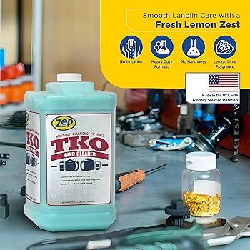 to 【即購入OKです(o^^o)】 Amazon.com: Zep Heavy-Duty TKO Industrial Hand Cleaner - 1 Gallon
