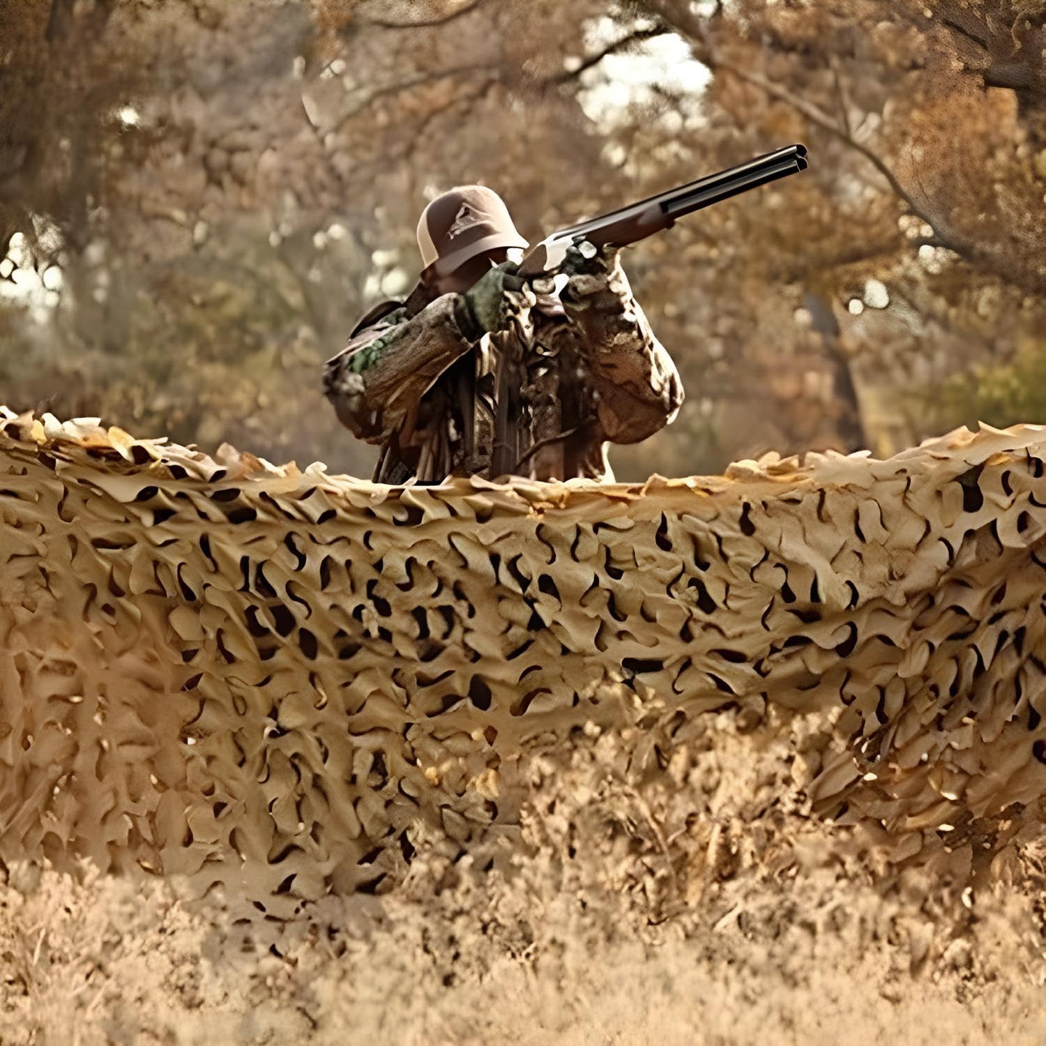 Malla De Camuflaje Sombra 3x4.0m - Red De Camuflaje Decorativa Shading Net Ligera Fácil De Transportar Caza Y La Observación De Aves(6 * 9.0m)