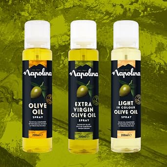Napolina Extra Virgin Olive Oil Spray, 200 ml (Pack of 1)