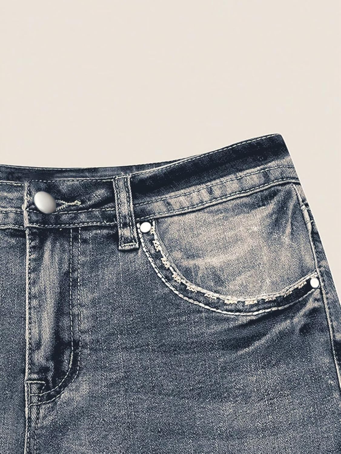 Flamingals Boot Cut Jeans for Women Trendy Stretch Jeans Butt Lifting Tummy Control Denim Pants Sea Blue 2XL