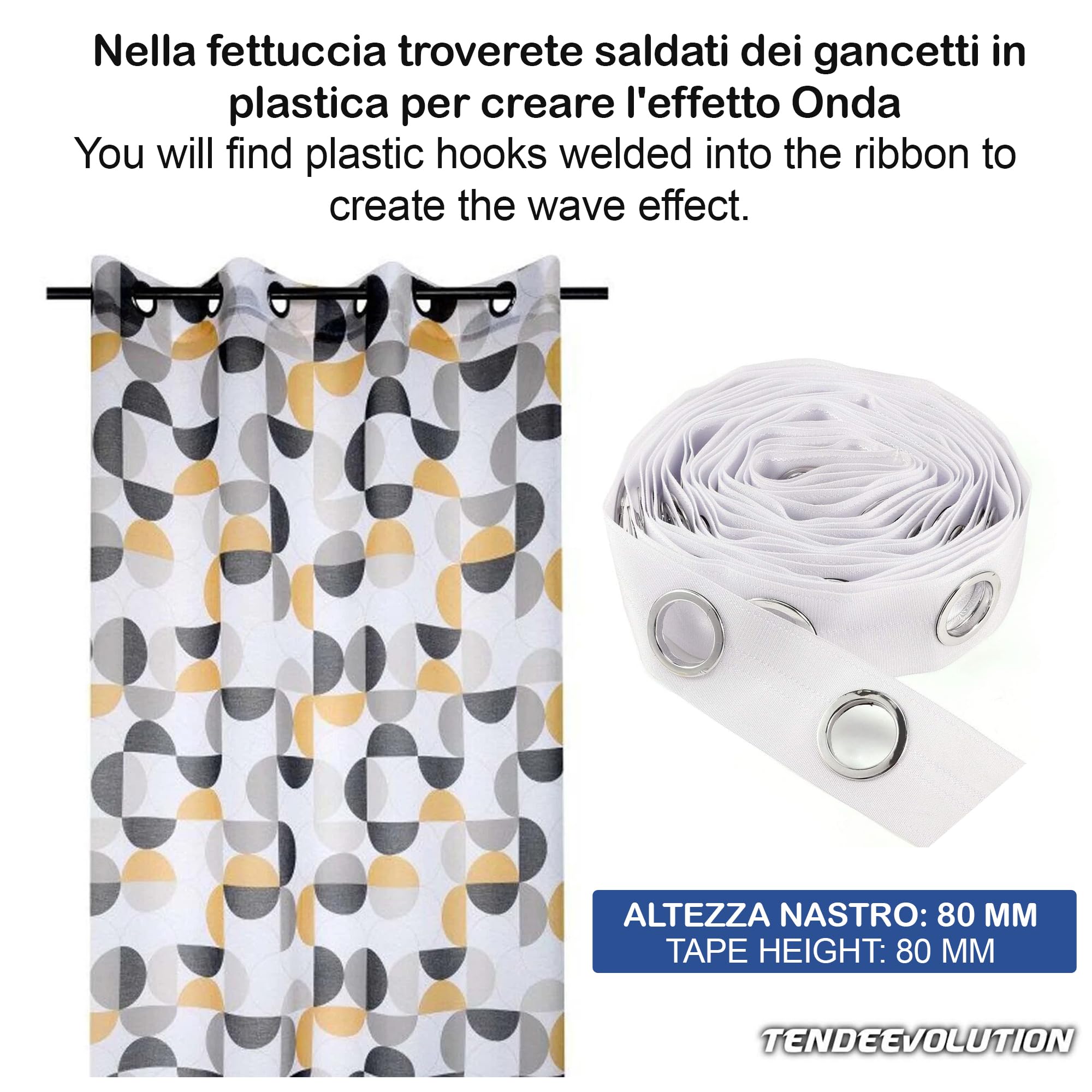 CHOYCLIT 50 Pezzi Occhielli Per Tende A Clip In Plastica Staccabili Anelli Per Tende Interne 33 Mm Per Tende Da Finestra Doccia Guardaroba Porta Argento 85053865