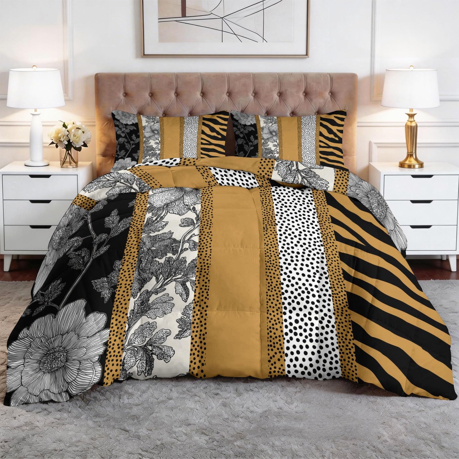 Couette 140x200 cm animal print pour transformer votre chambre en un cocon sauvage et doux