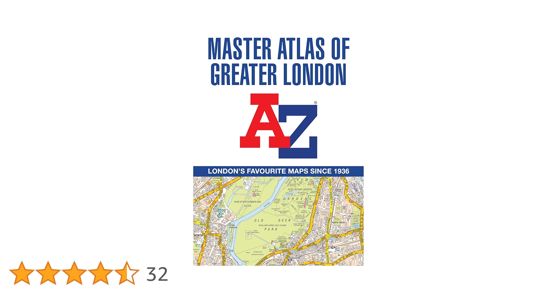 A -Z Master Atlas of Greater London: Detailed and accurate