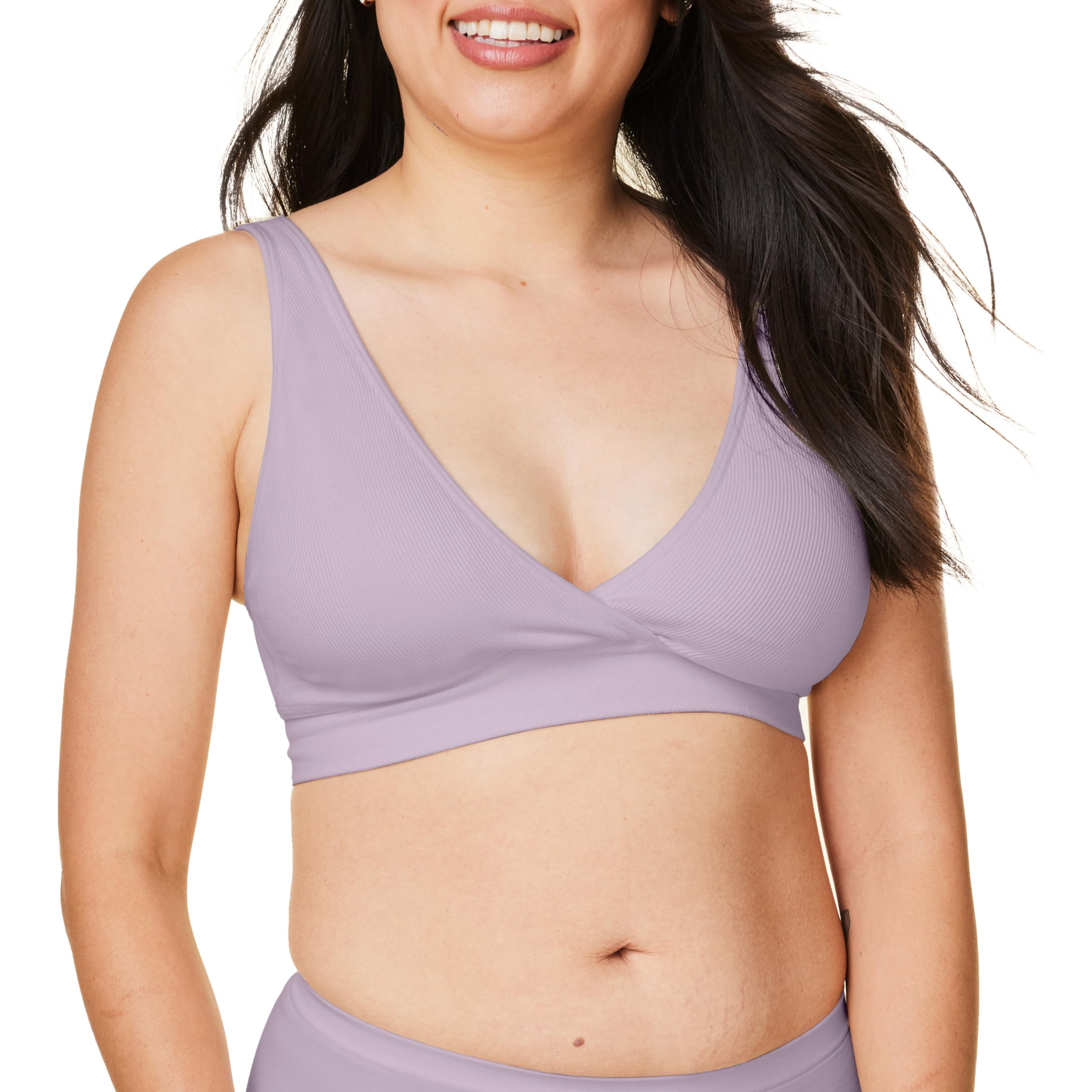 Bravado Designs Sustainable Restore Seamless Nursing Bra | Grey Orchid | M
